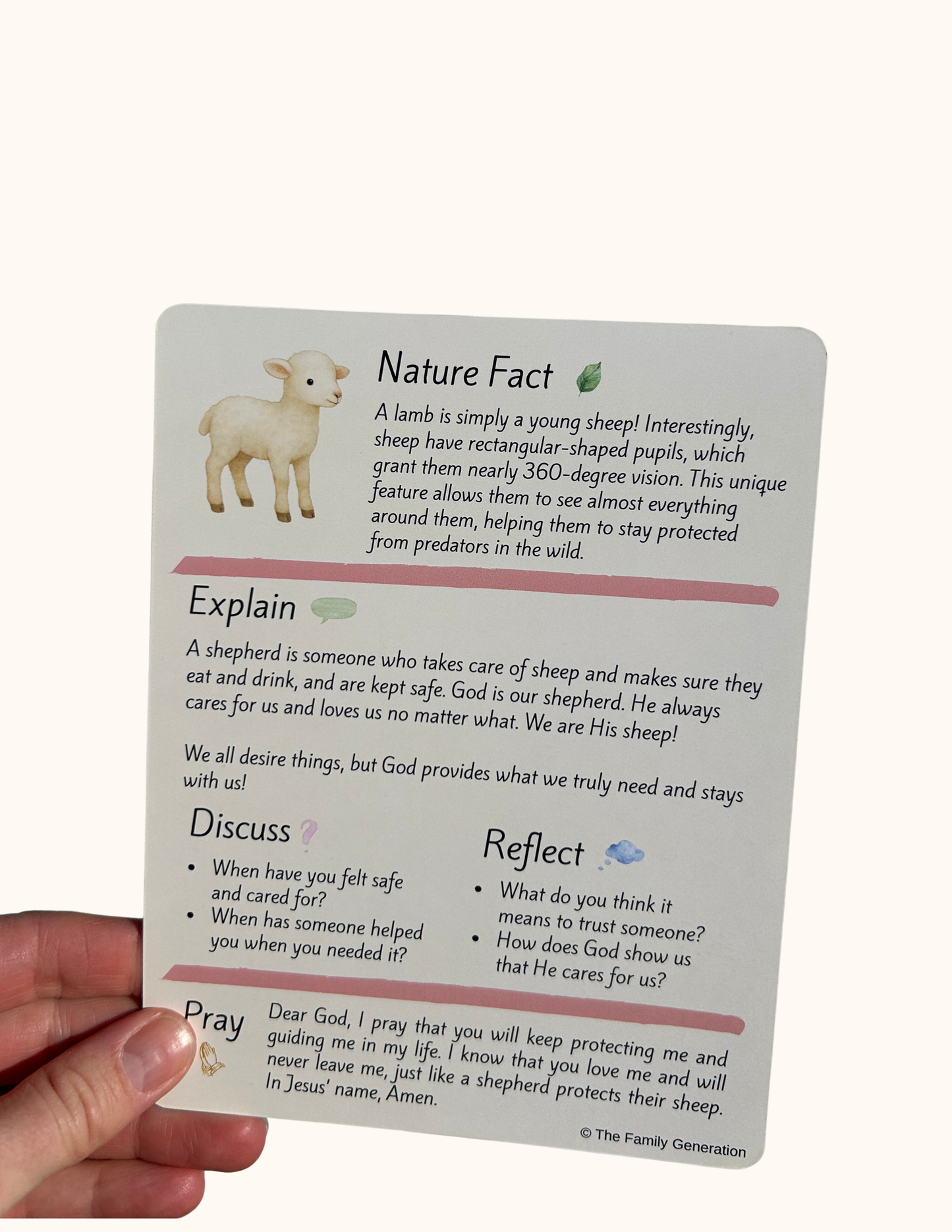 Nature Devotional Cards for Families